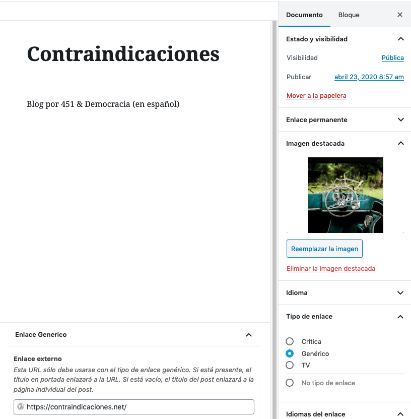 Contenido enlace