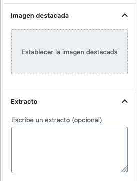 Extracto y destacada