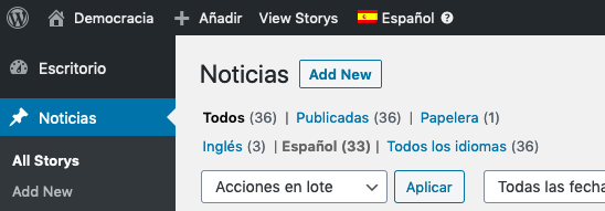 Nueva noticia