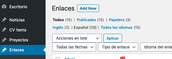 Nuevo enlace
